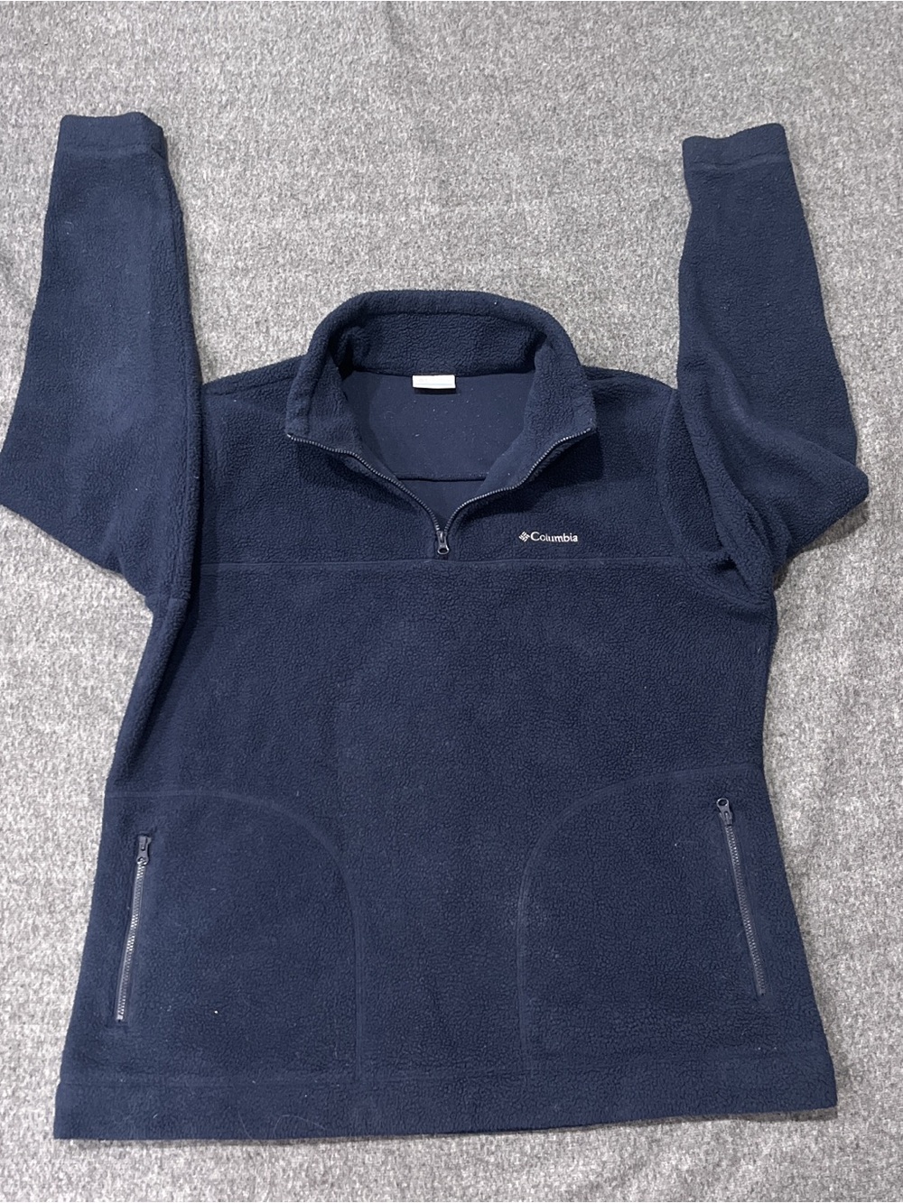 Columbia Women's Navy Half-Zip Fleece Pullover
